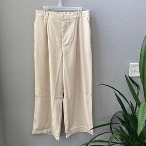 NWT Cider Ivory/CreamWide Leg Pants 1X